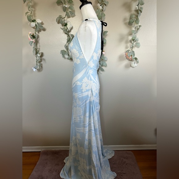 Proenza Schouler Floral Draped Sleeveless Gown - Picture 13 of 15